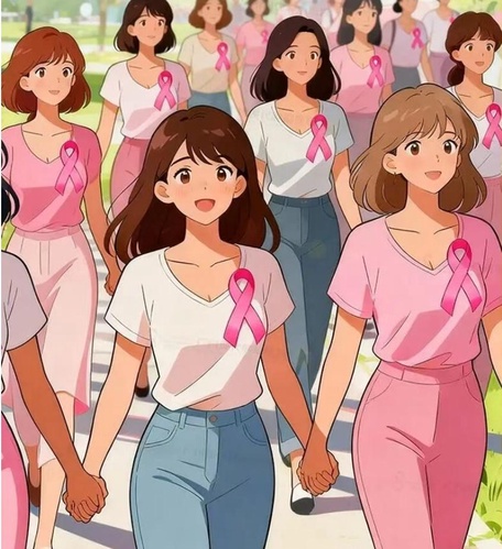 🎗Розовая лента — символ надежды в борьбе против рака груди! 💗